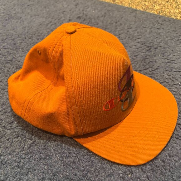 Supreme Champion 5-Panel Hat 'Rust' FW17 Pre-Owned - Picture 3 of 5